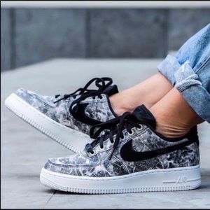 air force 1 marble white